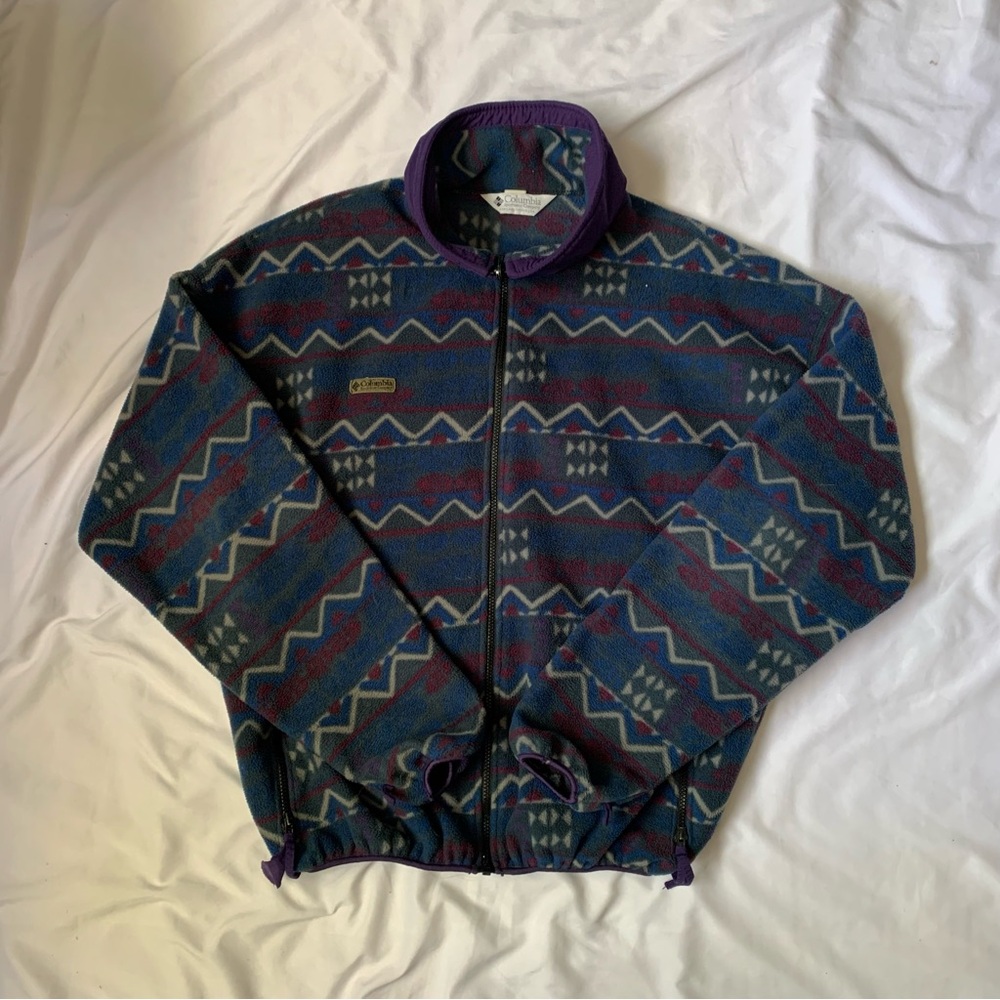 Vintage Colombia Zip Up Fleece